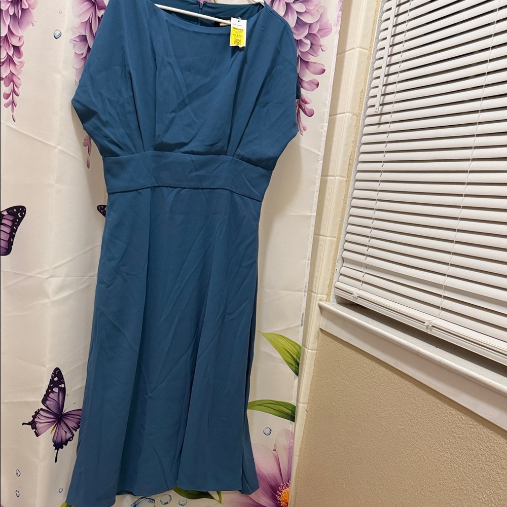 Alexia Admor Teal Long Sleeve Dress